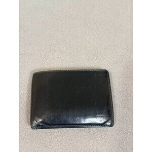 Coach Men’s Black Leather Wallet Bi-Fold- Removable Insert